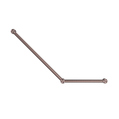 Calibre Mecca 32mm Toilet Grab Rail 45 Degree 750x450mm Brushed Bronze - NRCR3245ABZ