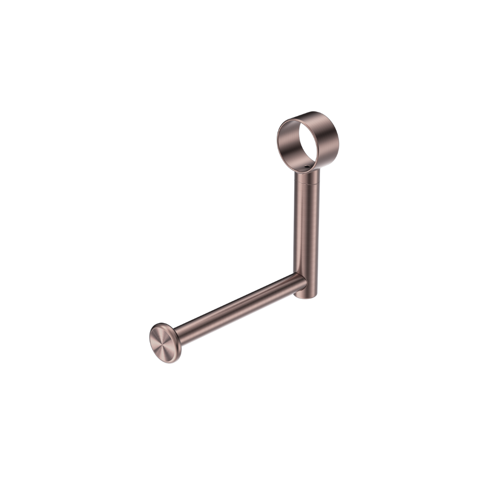 Calibre Mecca Add On Toilet Roll Holder Brushed Bronze - NRCR3286TBZ