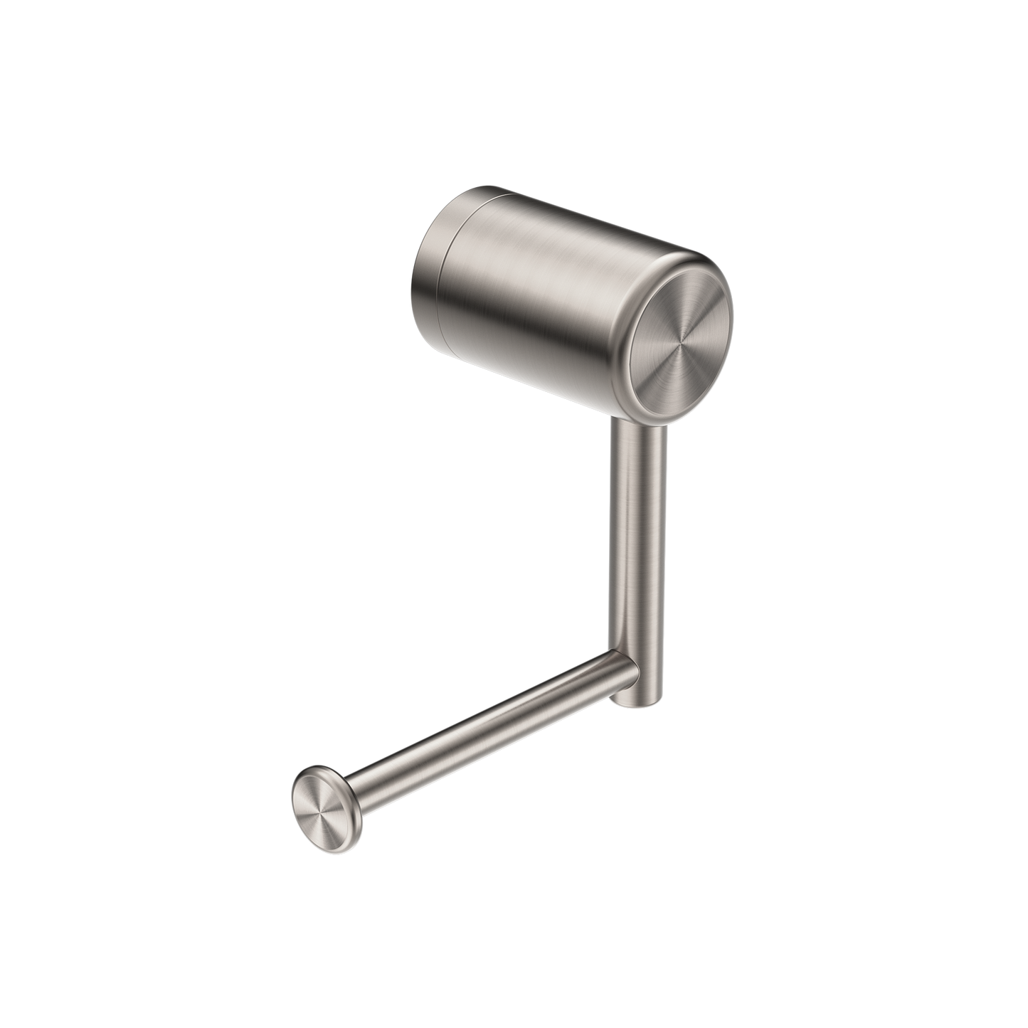 CALIBRE MECCA HEAVY DUTY TOILET ROLL HOLDER BRUSHED NICKEL