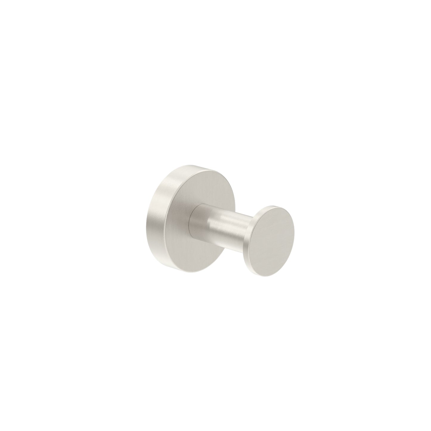 Calibre Round Robe Hook Brushed Nickel - NR2082BN