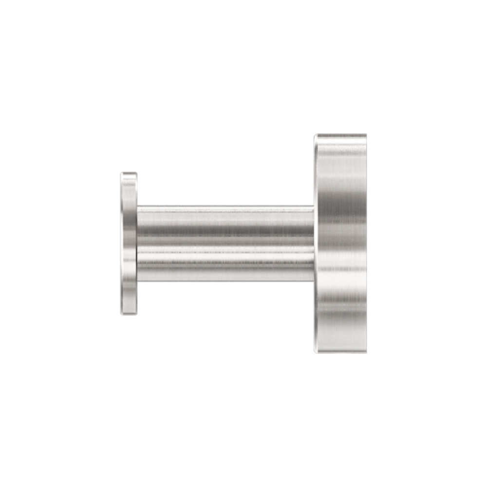 Calibre Round Robe Hook Brushed Nickel - NR2082BN