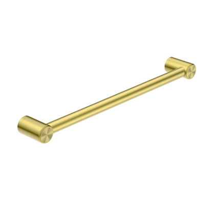 Calibre Terra 32mm Grab Rail 1200mm Organic Brushed Brass Living (Made to Order) - R0112BBL