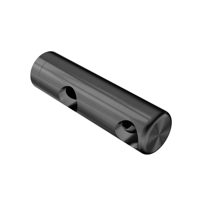 Calibre Mecca 25mm Grab Rail Make Your Own Double Towel Bracket Right Gun Metal (Available Early January) - NR5390422GM