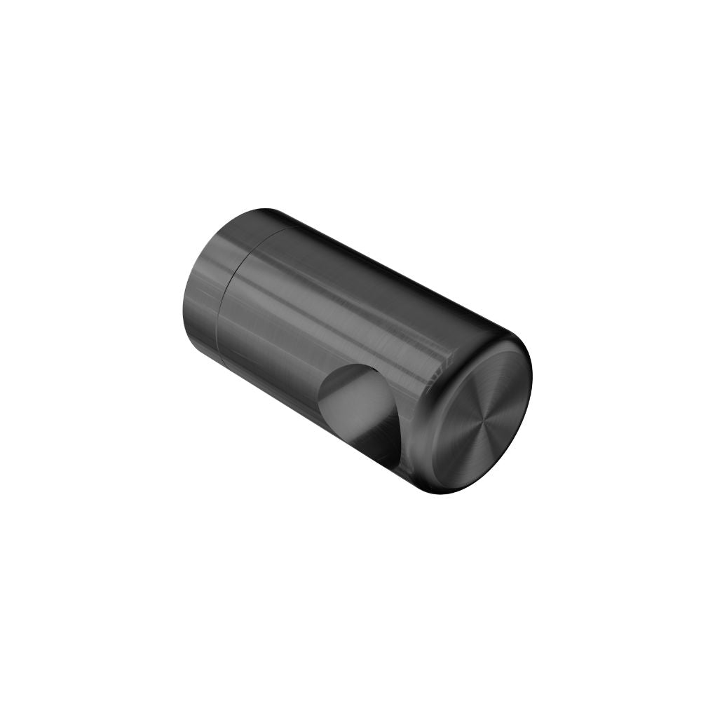 Calibre Mecca 25mm Grab Rail Make Your Own End Bracket Gun Metal - NR5390420GM