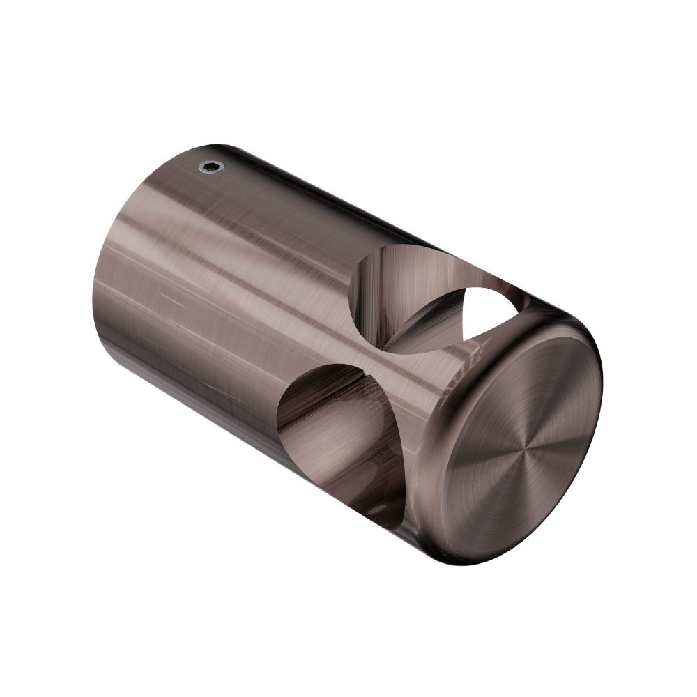 Calibre Mecca 32mm Grab Rail Make Your Own T Bar Bracket Brushed Bronze (Available Early January) - NR5390430BZ