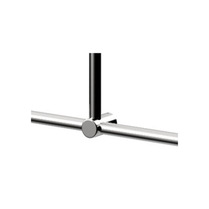 Calibre Mecca 32mm Grab Rail Make Your Own T Bar Bracket Chrome - NR5390430CH