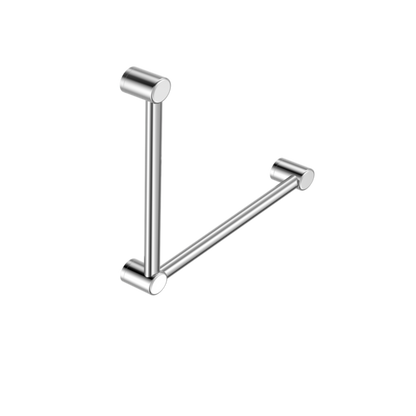 Calibre Mecca 32mm New Zealand Toilet Grab Rail 90 Degree 750x750mm Chrome - R01A7575C