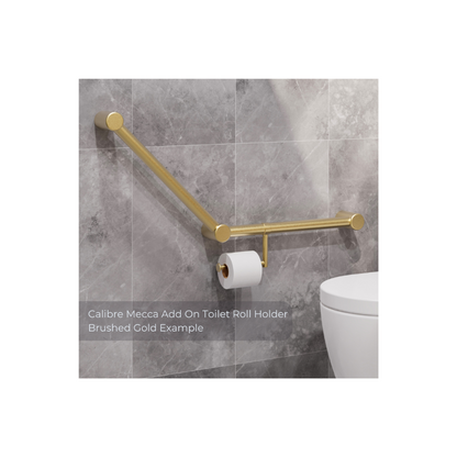 Calibre Mecca Add On Toilet Roll Holder Gun Metal - NRCR3286TGM