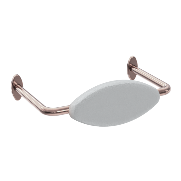 Calibre Mecca DDA Accessible Toilet Backrest Removable Brushed Bronze - NRCR0001BZ