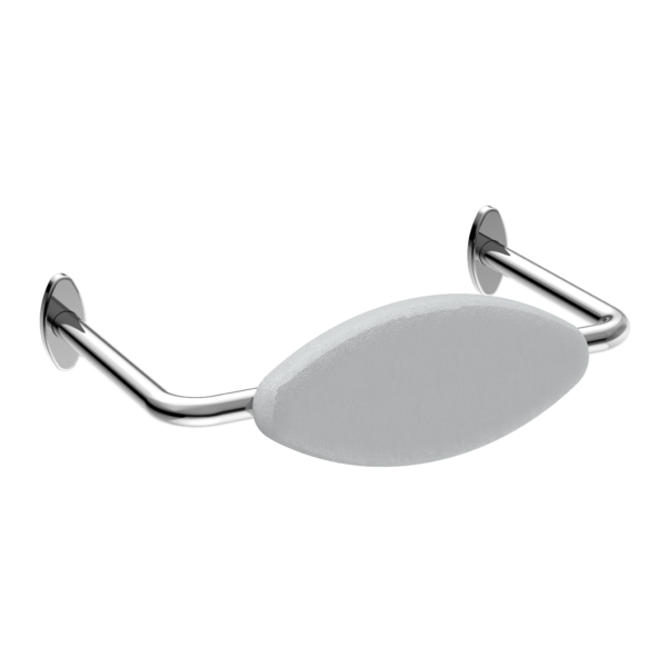 Calibre Mecca DDA Accessible Toilet Backrest Removable Chrome - NRCR0001CH