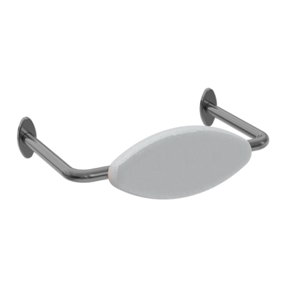 Calibre Mecca DDA Accessible Toilet Backrest Removable Gun Metal - NRCR0001GM