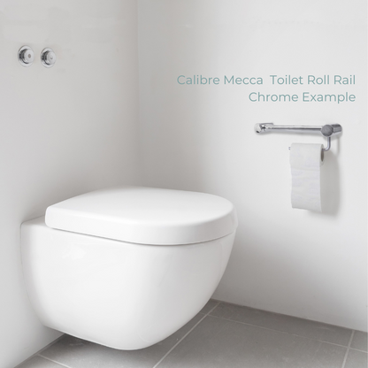 Calibre Mecca 25mm Toilet Roll Rail 450mm Chrome - NRCR2518ACH