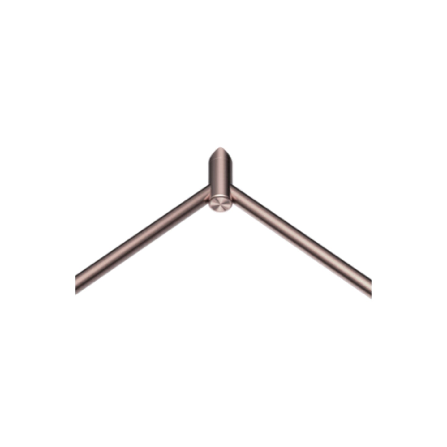 Calibre Mecca 32mm Grab Rail Make Your Own Corner Wrap Bracket Brushed Bronze (Available Early January) - NR5390431BZ