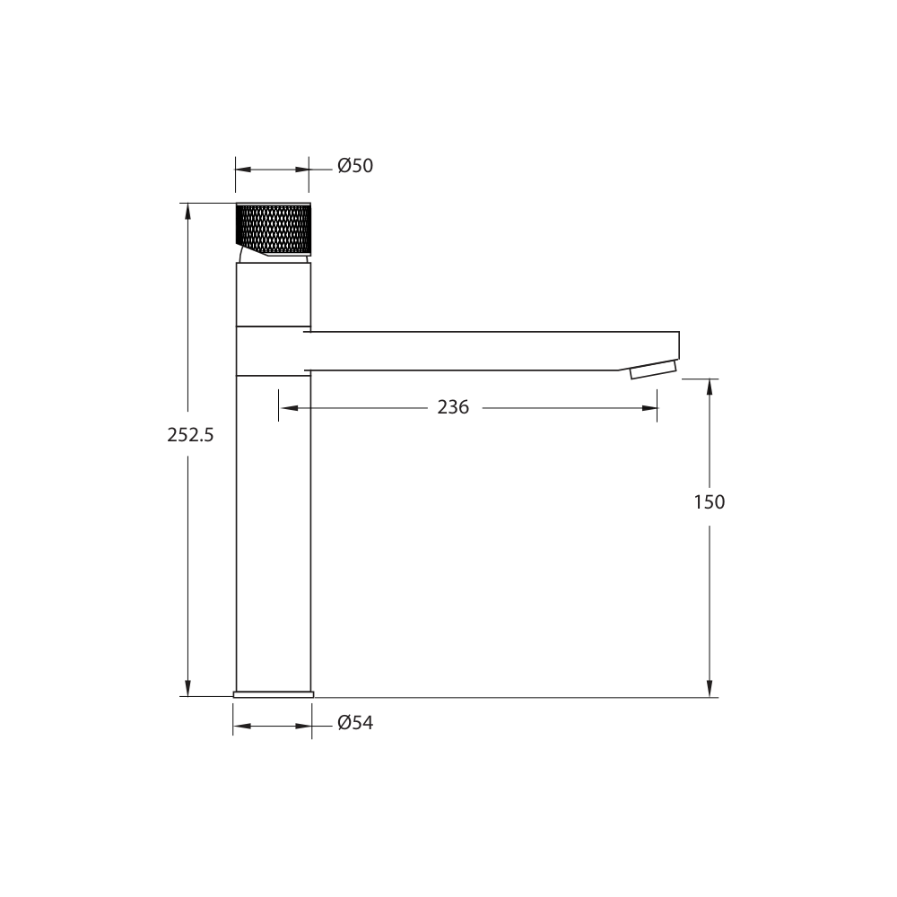 Care Robust Sink and Basin Mixer with Swivel Spout Chrome - ALS-RBSM