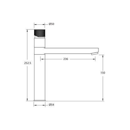 Care Robust Sink and Basin Mixer with Swivel Spout Chrome - ALS-RBSM