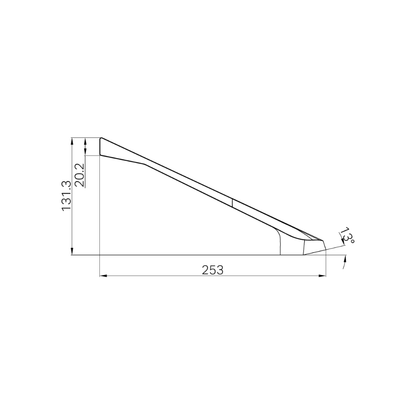 Classic Care Handle Only Extended Handle Chrome - NR503206CH
