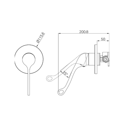 Classic Care Shower Mixer Chrome - NR110009dCH