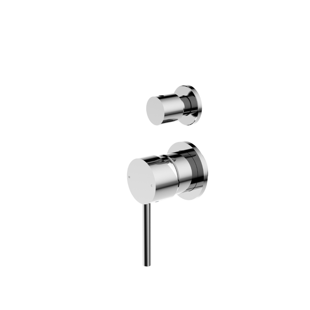 Dolce Shower Mixer With Diverter Separate Back Plate Chrome - NR250811ECH