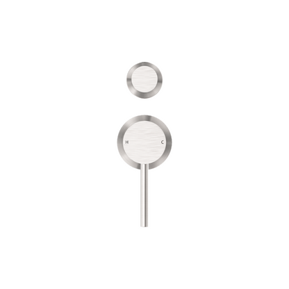 Dolce Shower Mixer With Divertor Separate Back Plate Brushed Nickel - NR250811EBN