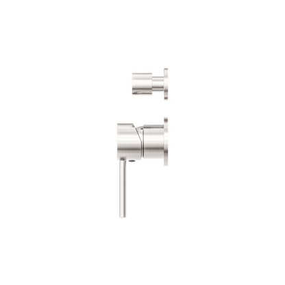 Dolce Shower Mixer With Divertor Separate Back Plate Brushed Nickel - NR250811EBN