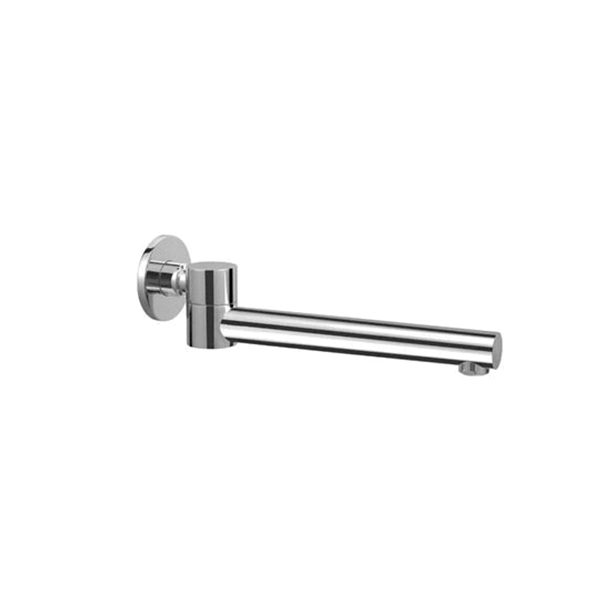 Dolce Wall Mounted Swivel Bath Spout Only Chrome - NR202CH