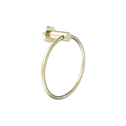 Dolce II Hand Towel Ring Brushed Gold - NR2080BG