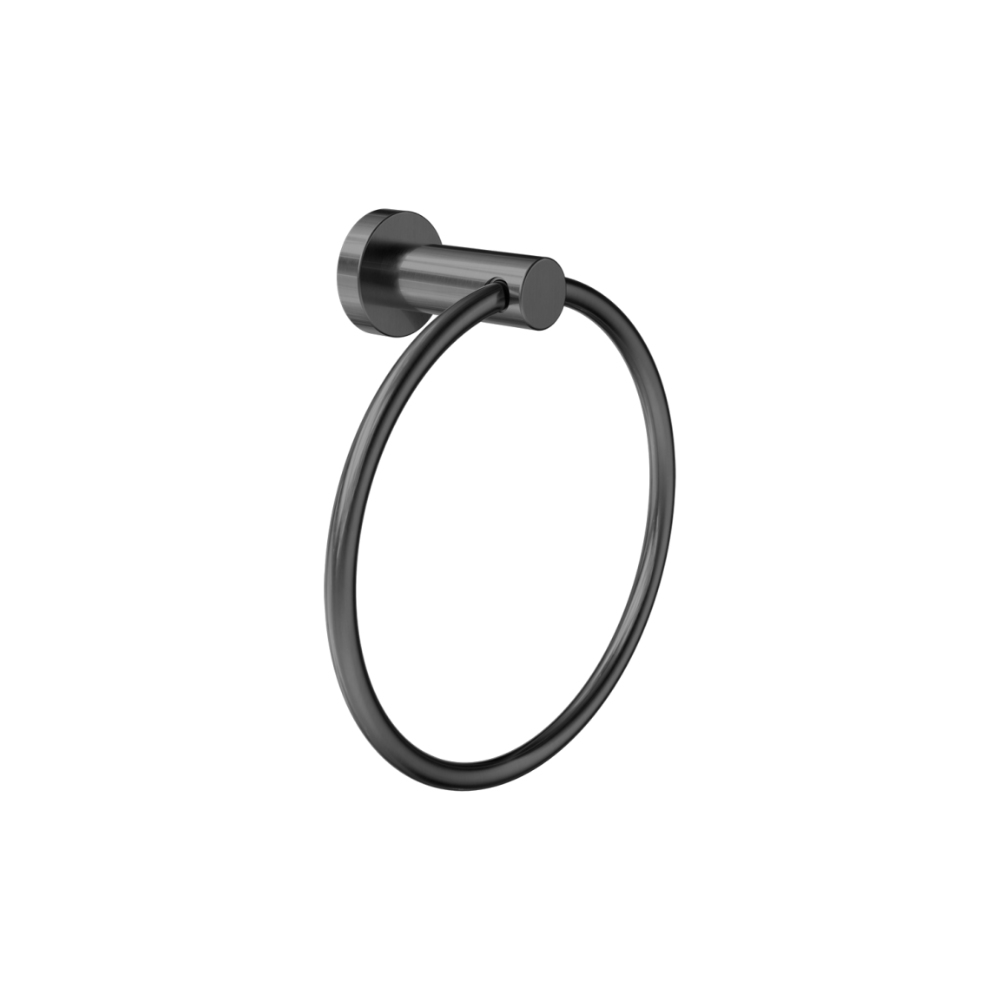 Dolce II Hand Towel Ring Gun Metal - NR2080GM