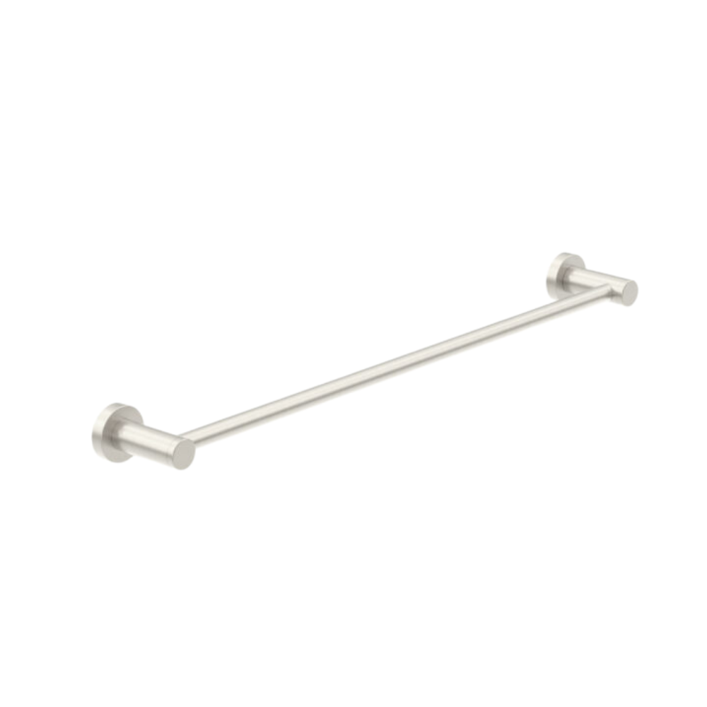 Dolce II Single Towel Rail 600mm Brushed Nickel - NR2024BN