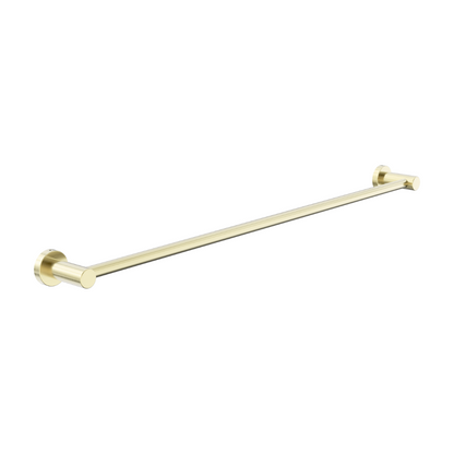 Dolce II Single Towel Rail 800mm Brushed Gold - NR2030BG