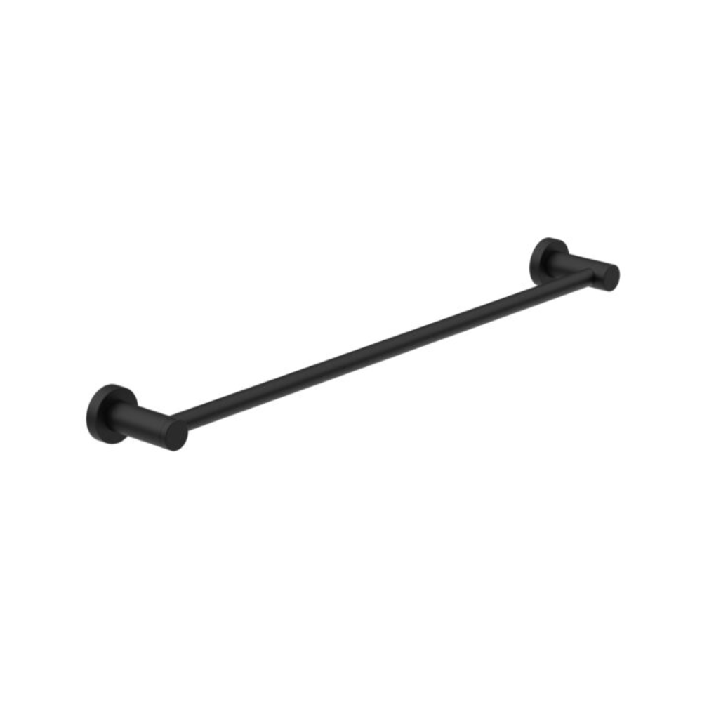 Dolce II Single Towel Rail 800mm Matte Black - NR2030MB