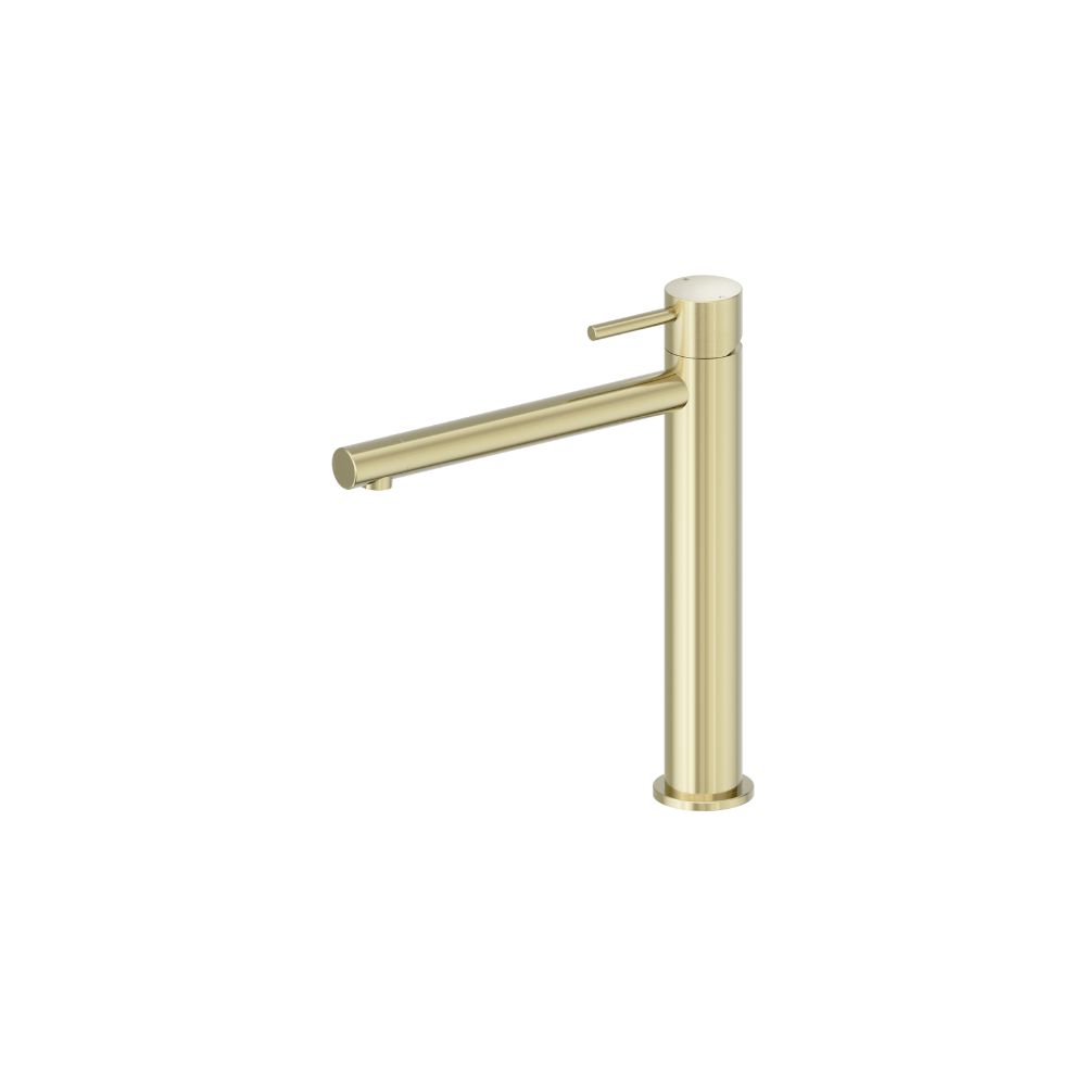 Dolce II Tall Basin Mixer Brushed Gold - 25B002BG