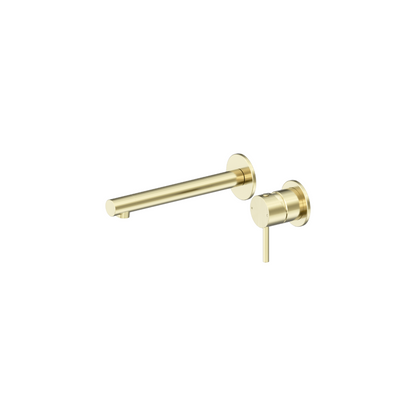 Dolce II Wall Basin/Bath Mixer Separate Back Plate Brushed Gold - 25B008BG