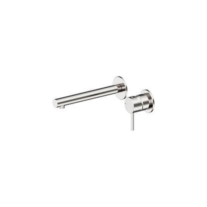 Dolce II Wall Basin/Bath Mixer Separate Back Plate Brushed Nickel - 25B008BN