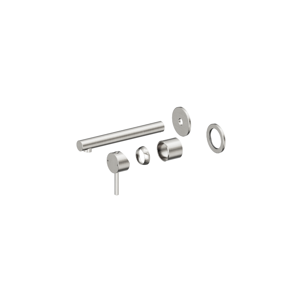 Dolce II Wall Basin/Bath Mixer Separate Back Plate Trim Kits Only Brushed Nickel - 25B009BN