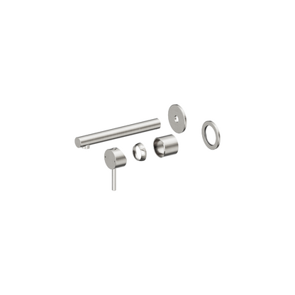 Dolce II Wall Basin/Bath Mixer Separate Back Plate Trim Kits Only Brushed Nickel - 25B009BN