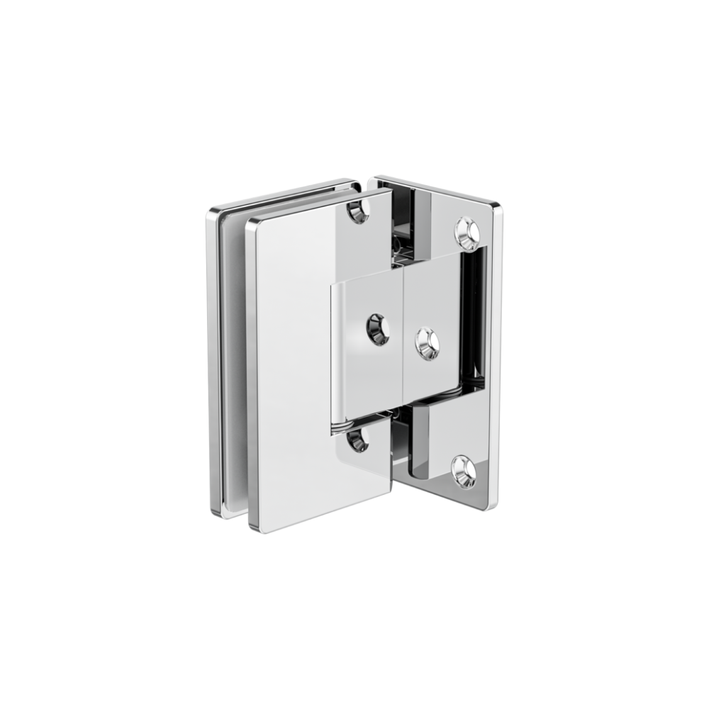 Glass To Wall 90 Degree Shower Hinge 10mm Glass Chrome - NRSH101aCH