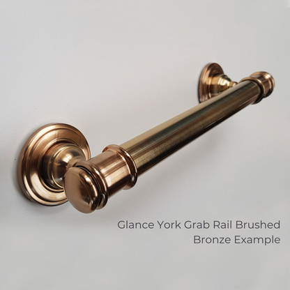 Glance York 32mm Grab Rail  1200 Chrome - R0312C