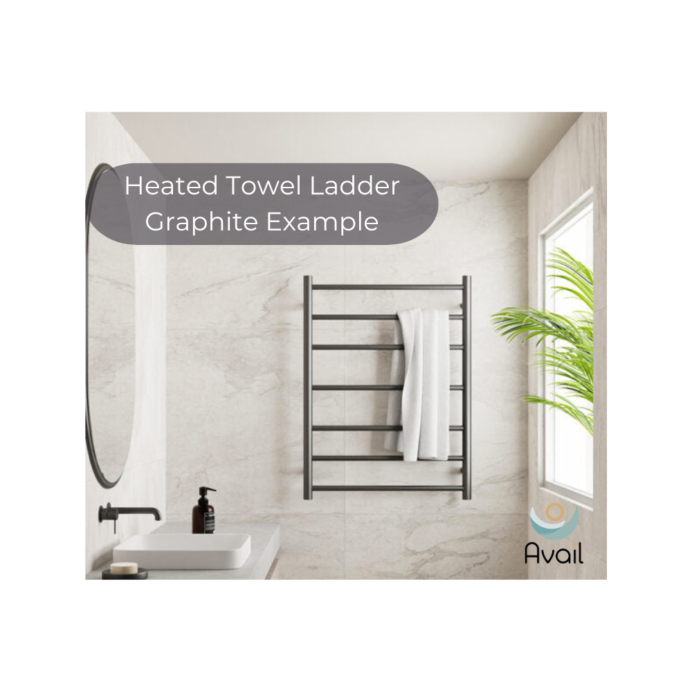 Heated Towel Ladder Brushed Gold - NR190002HBG