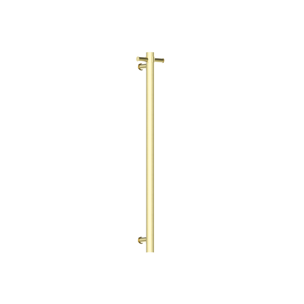 Heated Vertical Towel Rail Brushed Gold - NRV900HBG