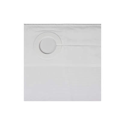 Hookless Shower Curtain 180cm width x 188cm drop (183cm from rail to bottom of curtain) - SC180188PW