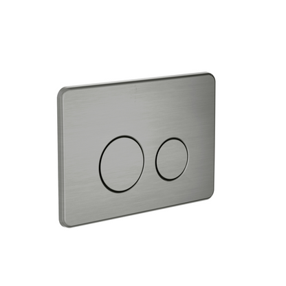 In Wall Toilet Push Plate Graphite - NRPL001GR