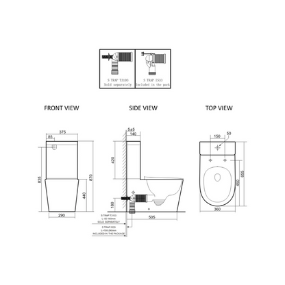 Lafeme Thea Luxury - Vega Toilet - BS36L-TL6086A