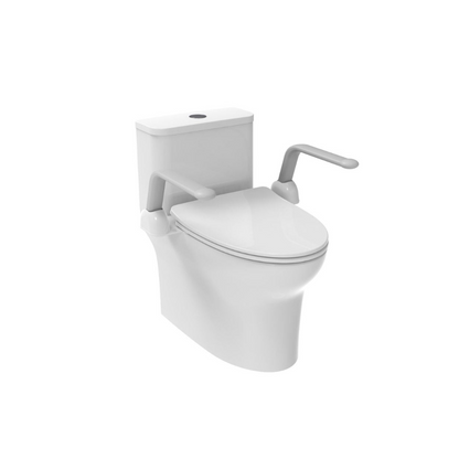 Liberty Toilet Support Arms Fold Up For All Toilets White - S01SAW