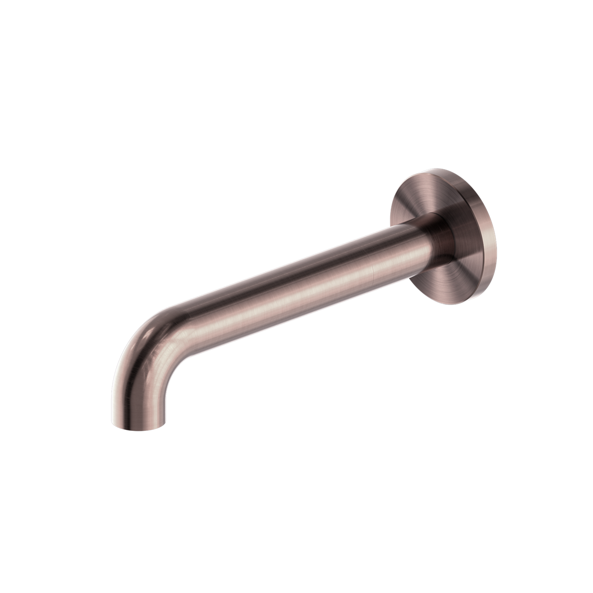 MECCA BASIN/BATH SPOUT ONLY 160MM BRUSHED BRONZE
