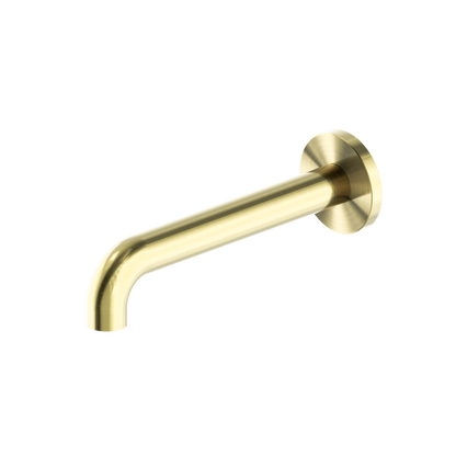 Mecca Basin/Bath Spout Only 185mm Brushed Gold - NR221903C185BG