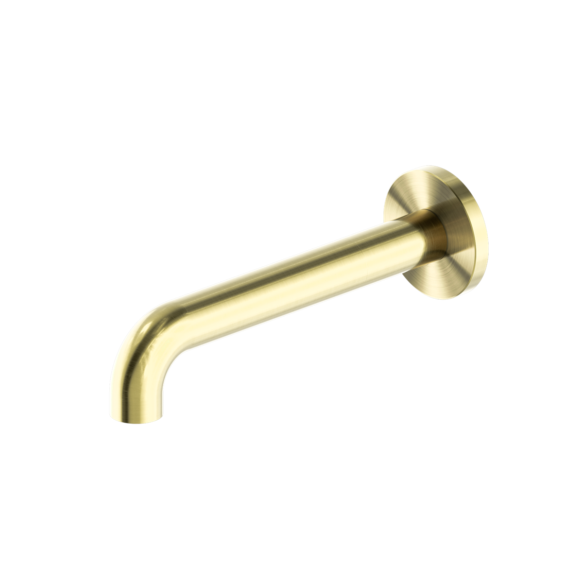 MECCA BASIN/BATH SPOUT ONLY 230MM BRUSHED GOLD