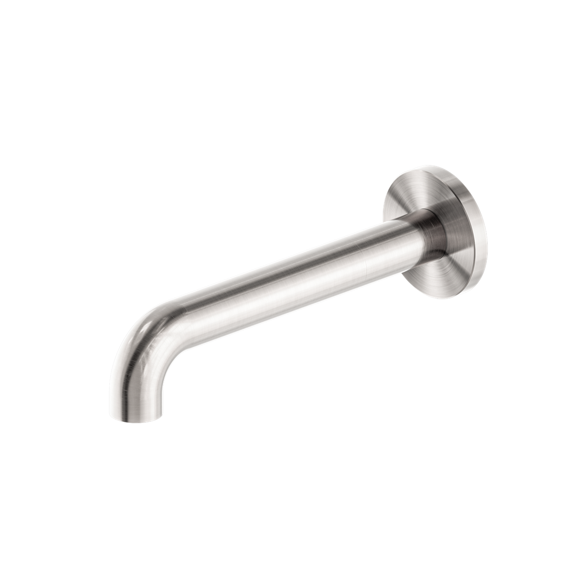 MECCA BASIN/BATH SPOUT ONLY 260MM BRUSHED NICKEL