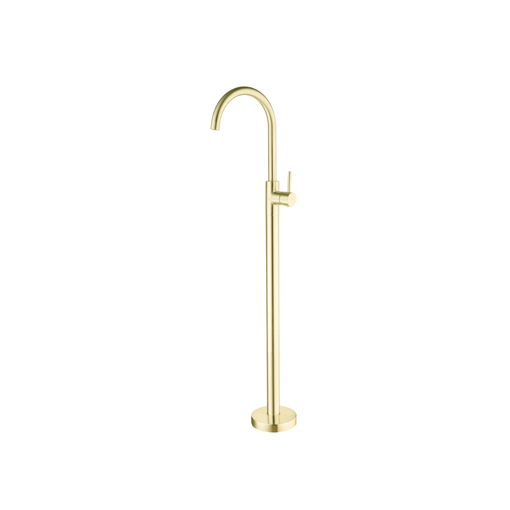 Mecca Freestanding Bath Mixer Brushed Gold - NR210903a01BG