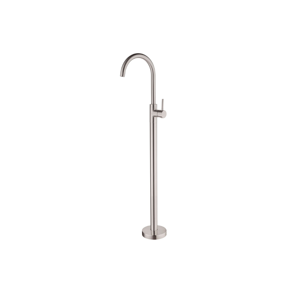 Mecca Freestanding Bath Mixer Brushed Nickel - NR210903a01BN