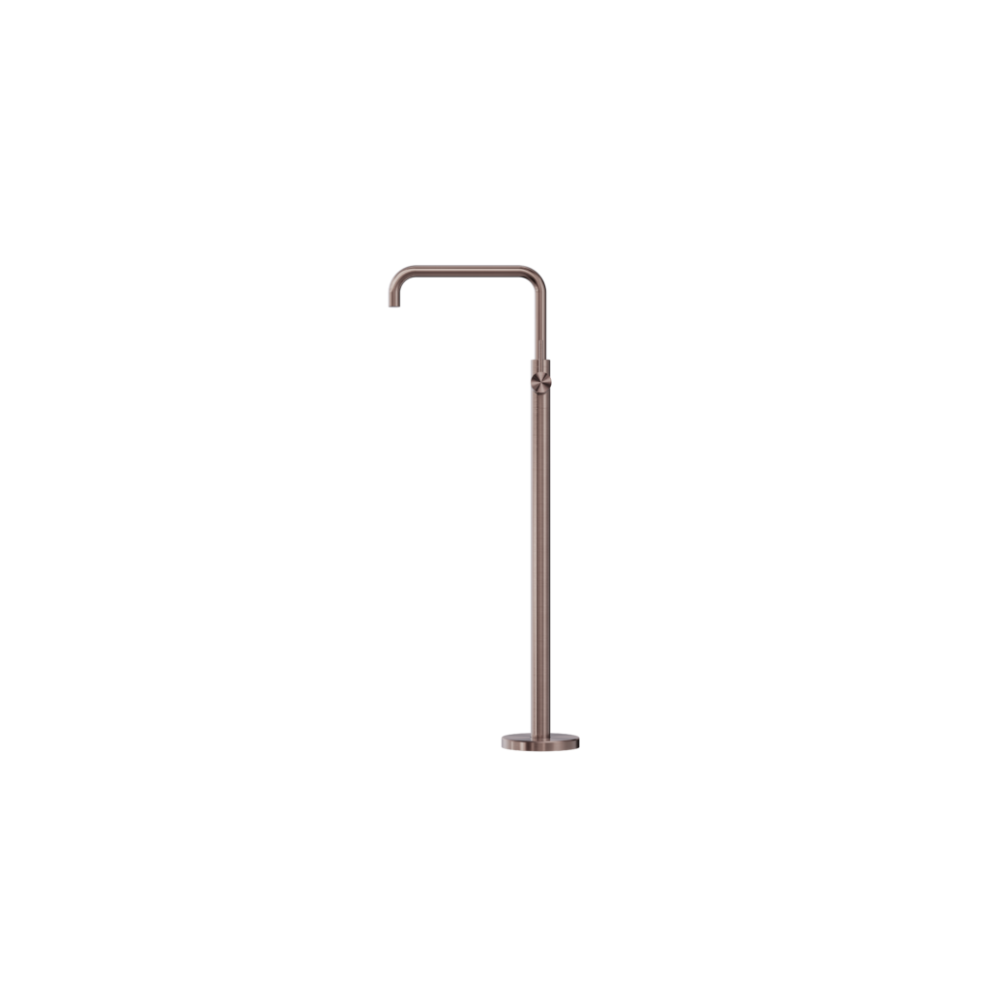 Mecca Freestanding Bath Mixer Square Shape Brushed Bronze - NR221903bBZ